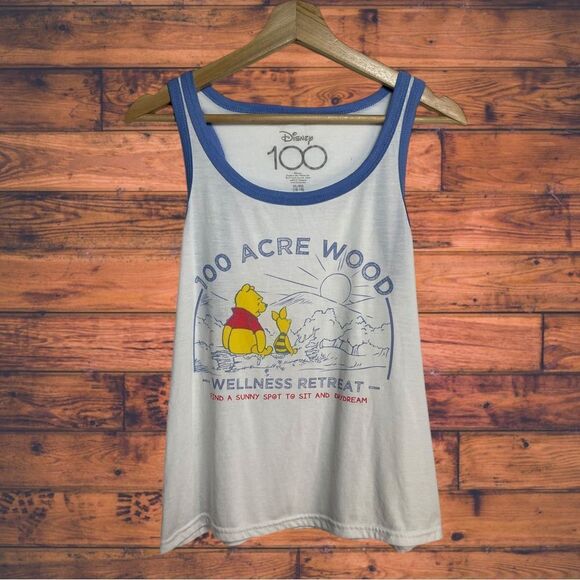 5 for $25🔥Disney 100 Acre Wood Winnie The Pooh Tank Top XL (16-18) - Picture 1 of 6